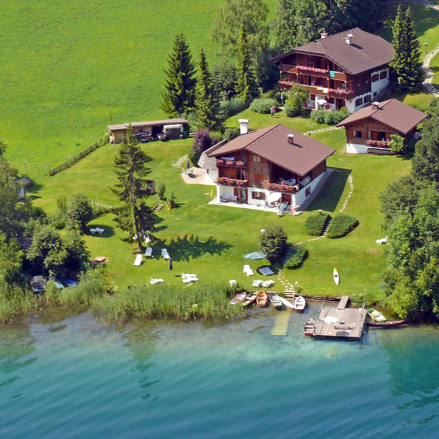 CHALETS ZÖHRER, WEISSENSEE, DIREKT AM SEE, FERIENWOHNUNGEN DIREKT AM SEE, CHALET DIREKT AM SEE, KÄRNTEN, WEIßENSEE